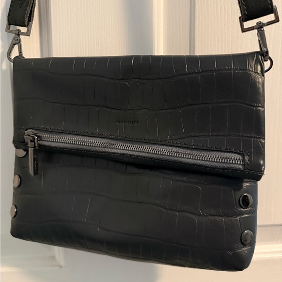 Hammitt VIP Medium Crossbody, Rivers Crocco and Gunmetal Hardware - Picture 4 of 6